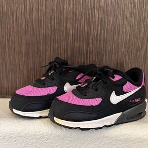 Nike Kids Air Max Sneakers - Black and Pink